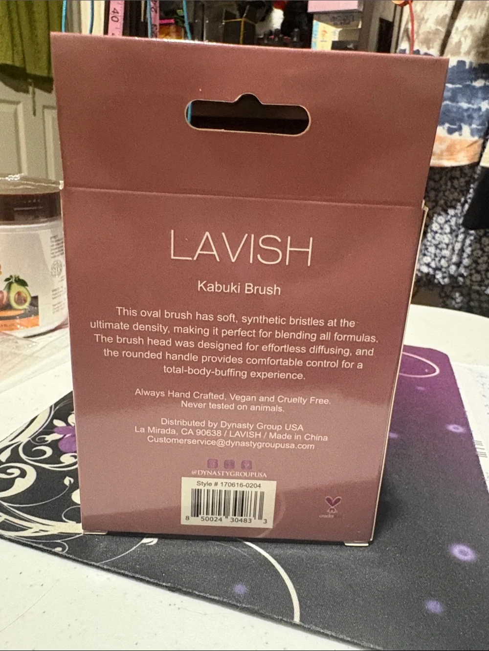 Lavish Pink Kabuki Makeup Brush